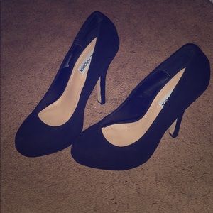 Black Suede Steve Madden Heels